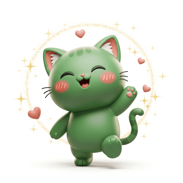 Happy Forki mascot welcoming you